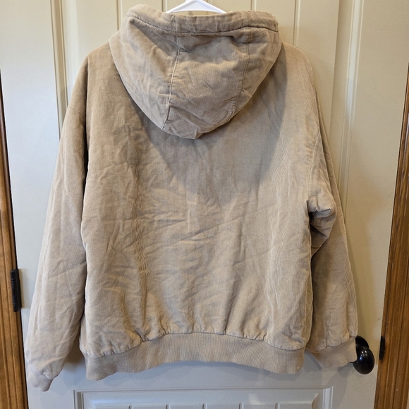 Alpine Design Women's Corduroy Quilted Full Zip Hoodie Medium New Outdoor Hike - Picture 8 of 14